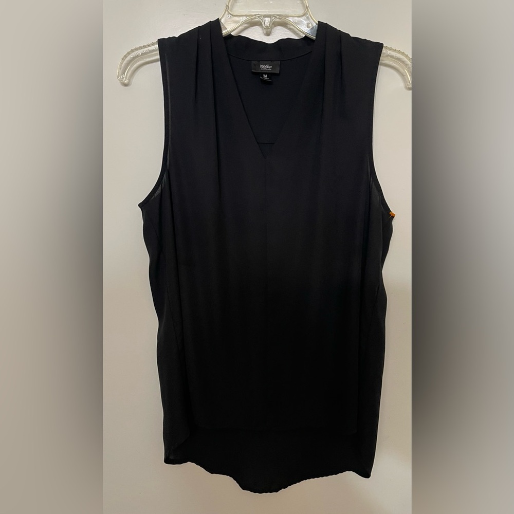 Mossimo Woman’s Black Sheer Sleeveless Top